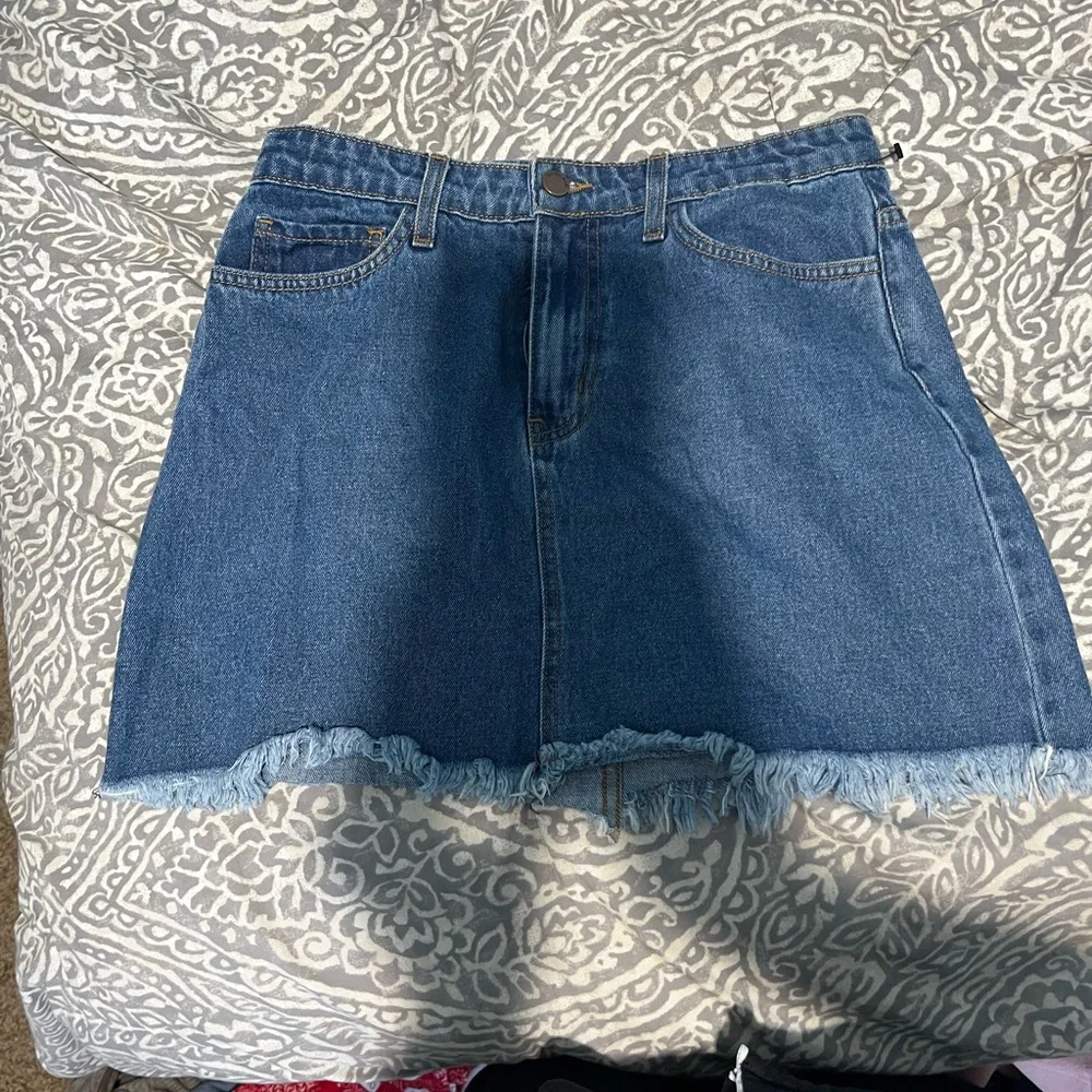O2 Denim Skirt - Picture 2 of 4